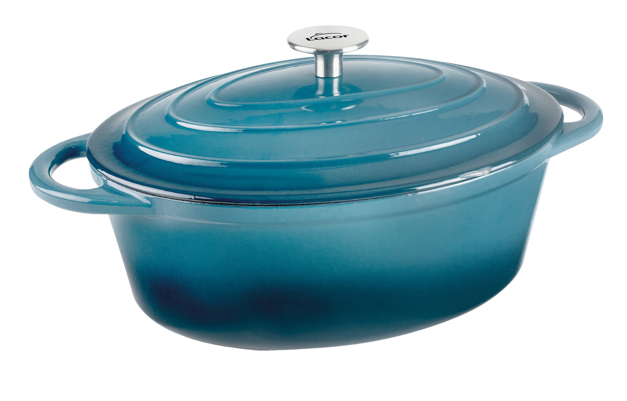 Kasserole mit Deckel oval 4l ocean